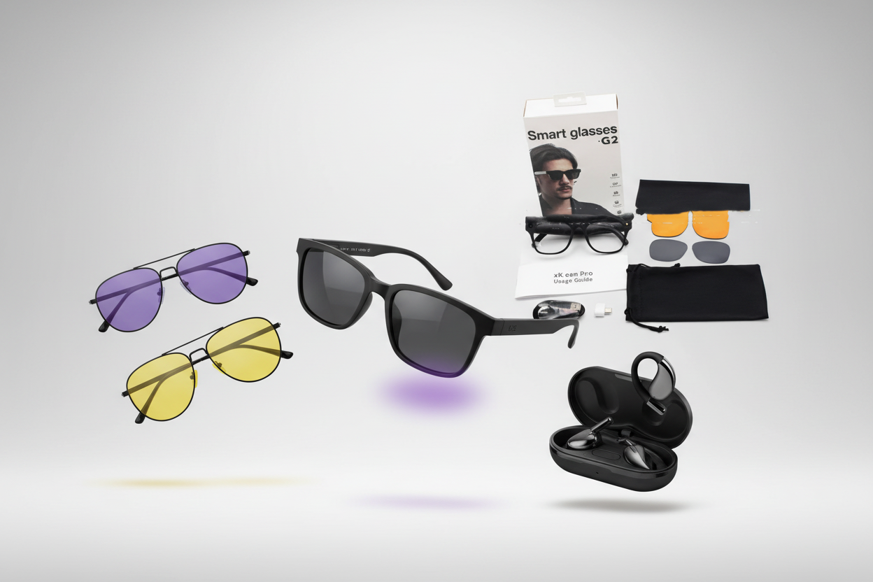 FrameForward Hero Banner - Light with Coloured Lenses